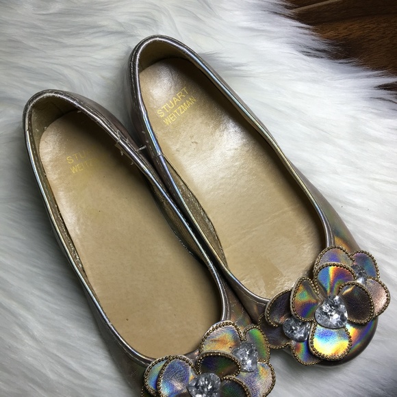 Stuart Weitzman Girls Flats Size 1 - Picture 3 of 7
